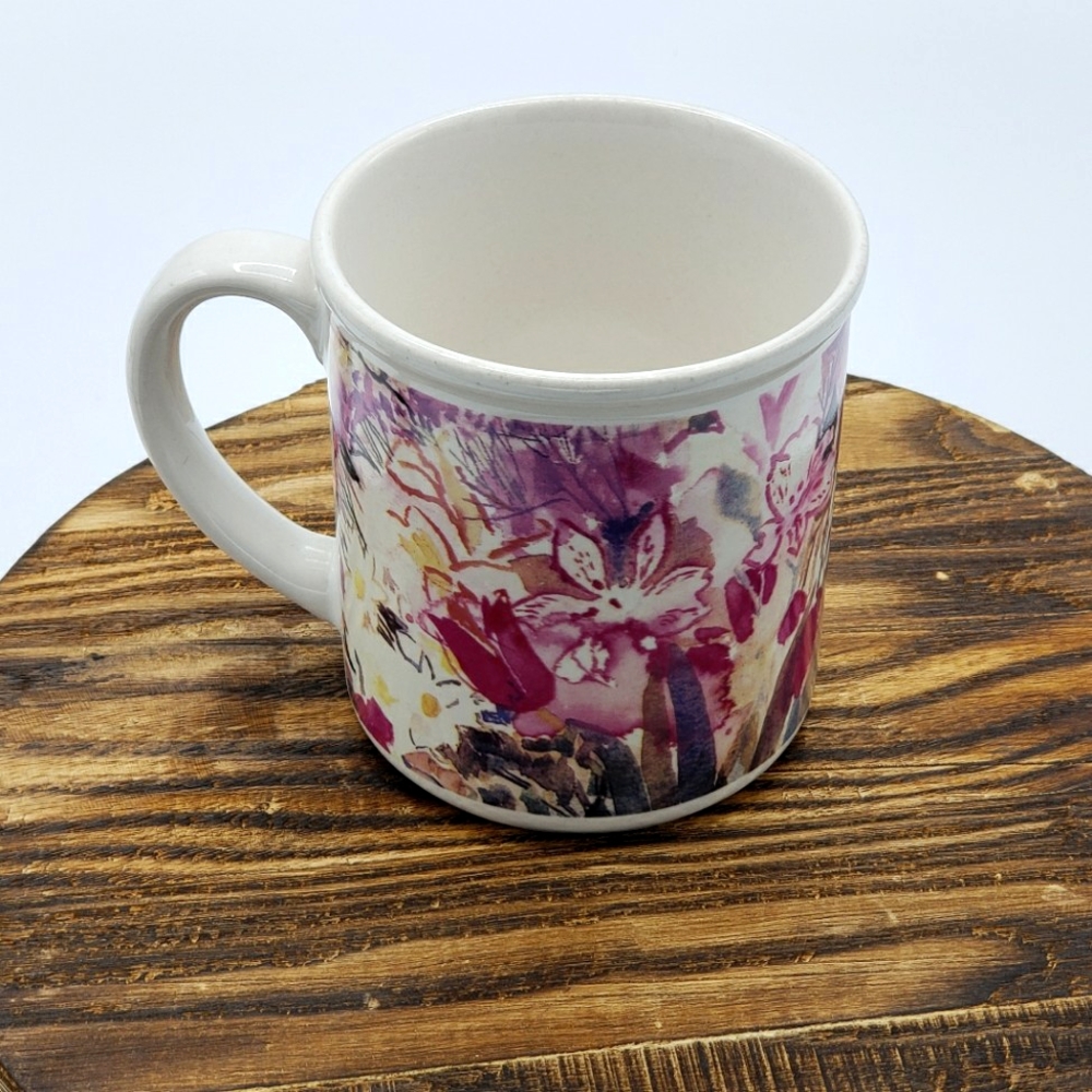 Vintage floral mug